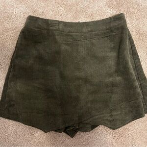 altar’d State Corduroy Skort green small
